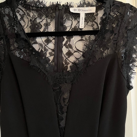 BCBGeneration Lace Black Mini Dress - Picture 5 of 6